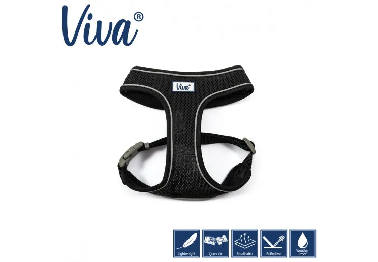 Ancol - Viva Comfort Mesh Harness - Hi-Vis - Medium (44-57cm)