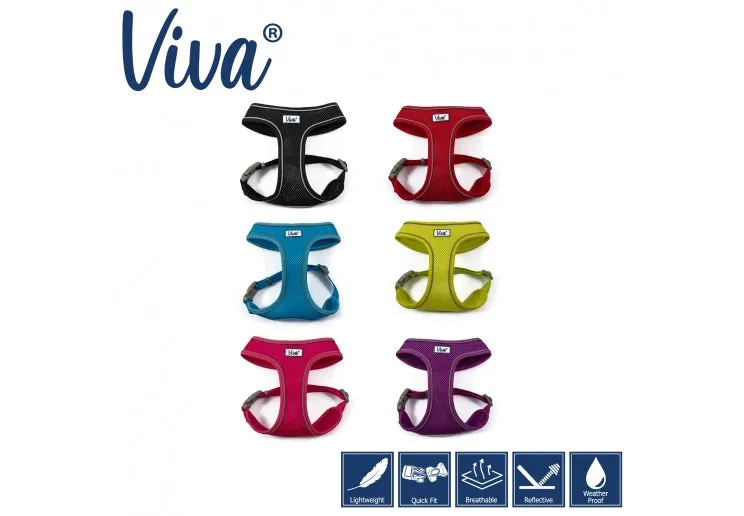 Ancol - Viva Comfort Mesh Harness - Hi-Vis - Medium (44-57cm)