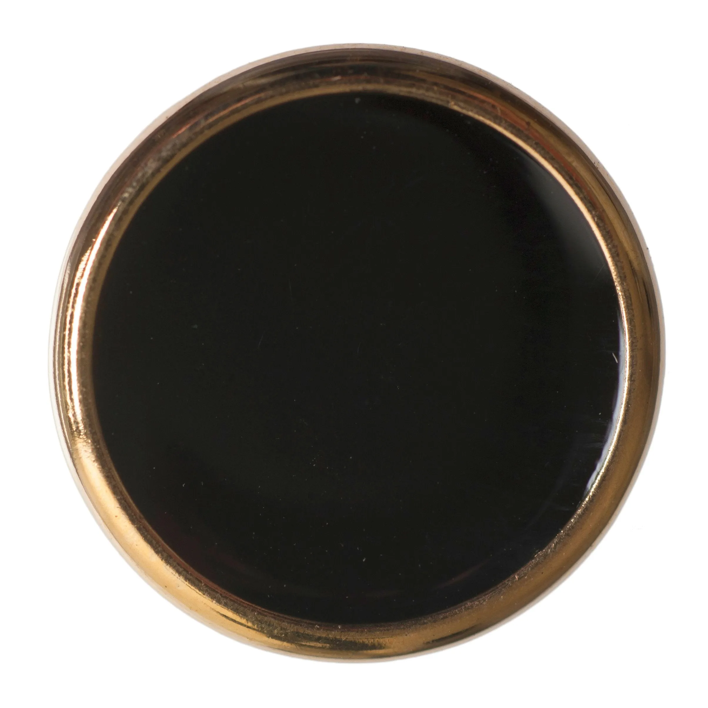 Black Gold Rimmed Buttons