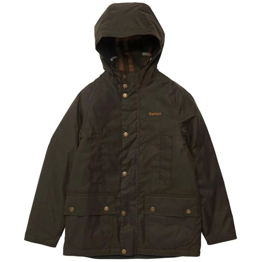 Boy's Beaufort Waxed Jacket