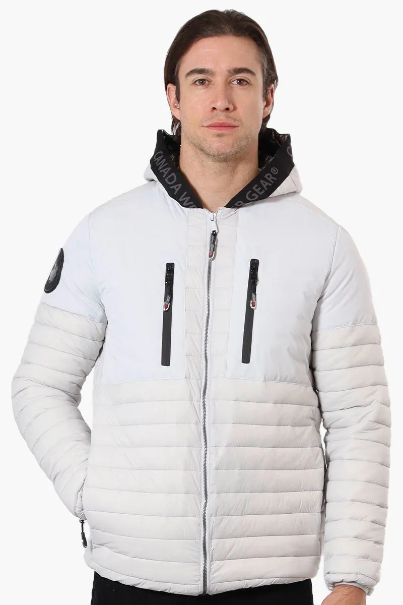 Canada Weather Gear Lightweight White Jacket with Heat Retention Lining