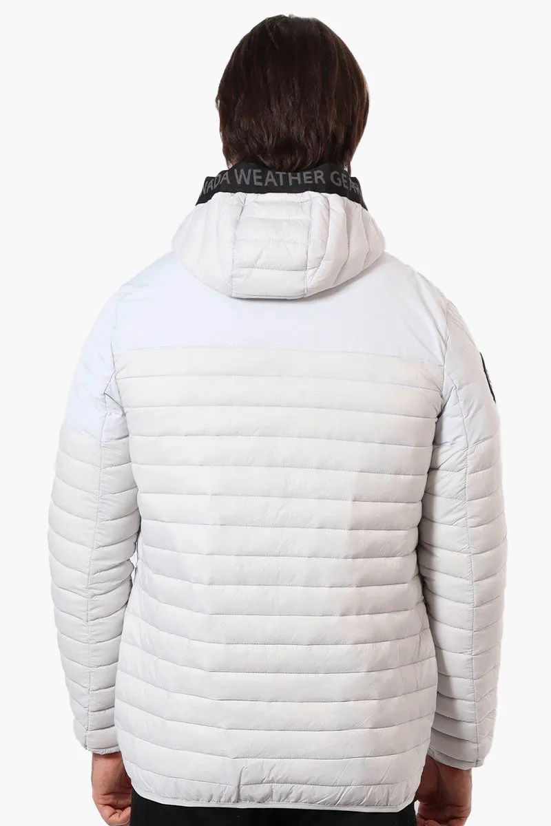 Canada Weather Gear Lightweight White Jacket with Heat Retention Lining