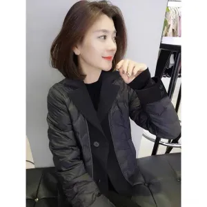 Casual Slimming Lightweight Petite Puffer Jacket Puffer Jacket