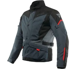 Dainese Tempest 3 D Dry Jacket Ebony/Black/Lava Red