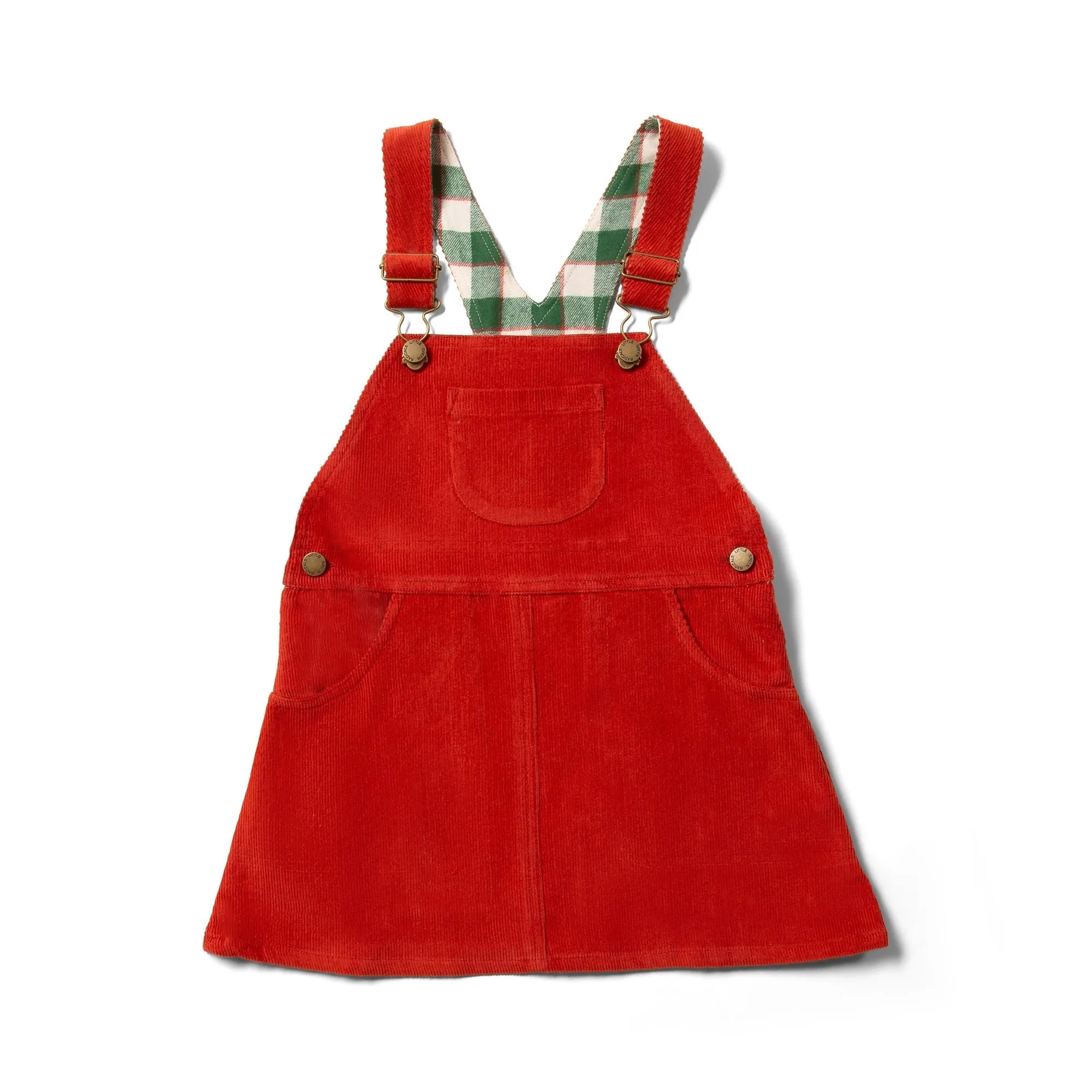 Hazelnut Classic Pinafore Dress