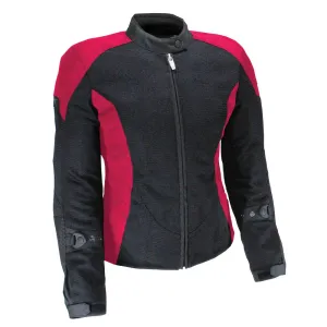 Joe Rocket Womens Velocity 2 Textile Jacket Pink/Black