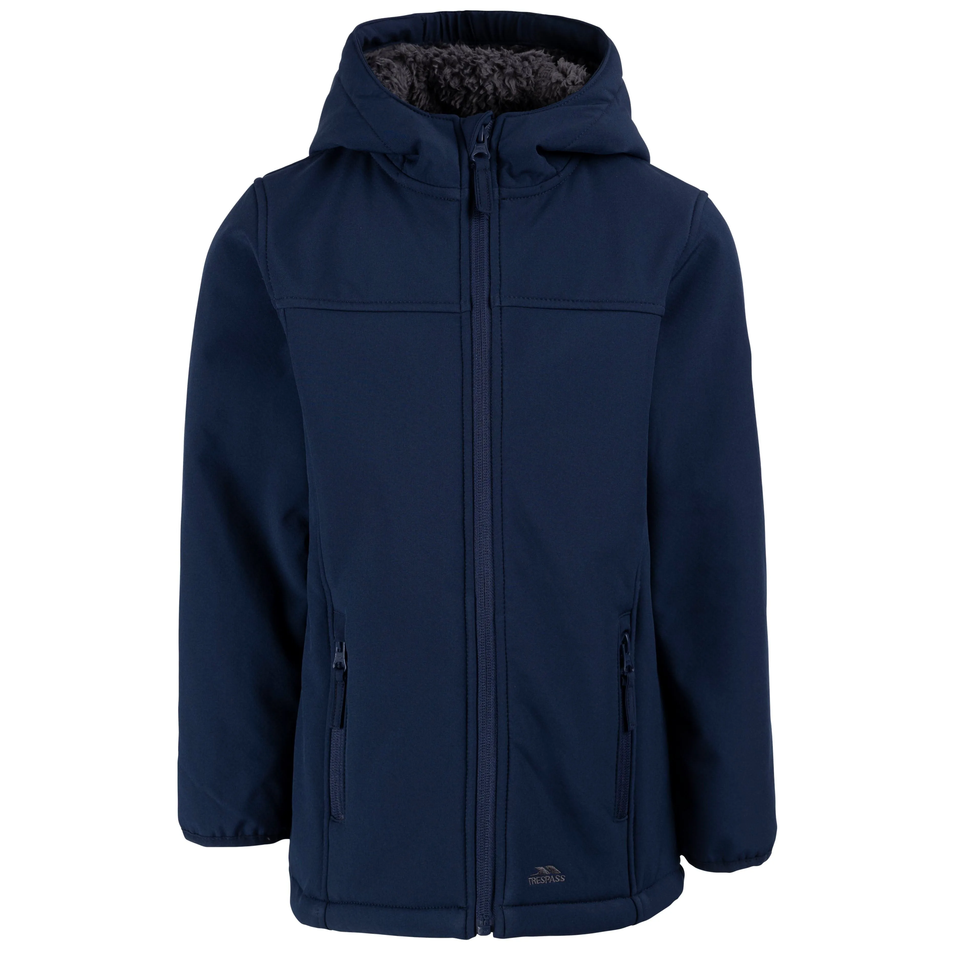 Kristen Girls Softshell Rain Jacket in Navy