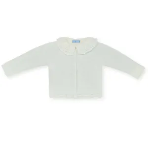 Mac Ilusión Made in Spain Knitted Cream Baby Jacket