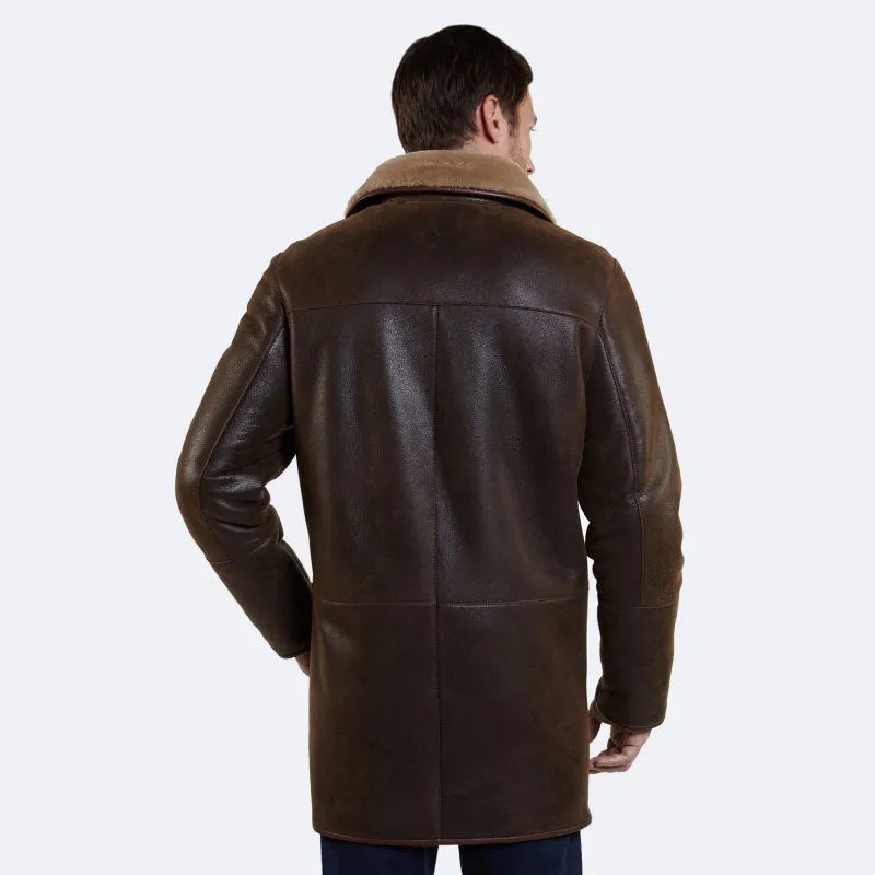 New Year Style Warm Winter Warren Sheepskin Leather Coat