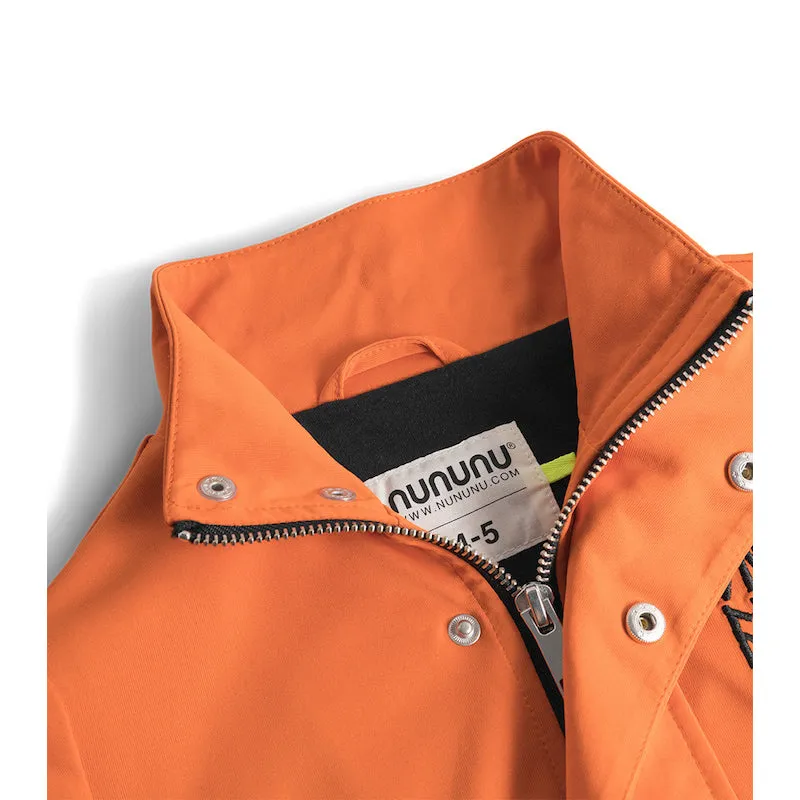 NUNUNU Control Freak Bomber Jacket Orange Sun