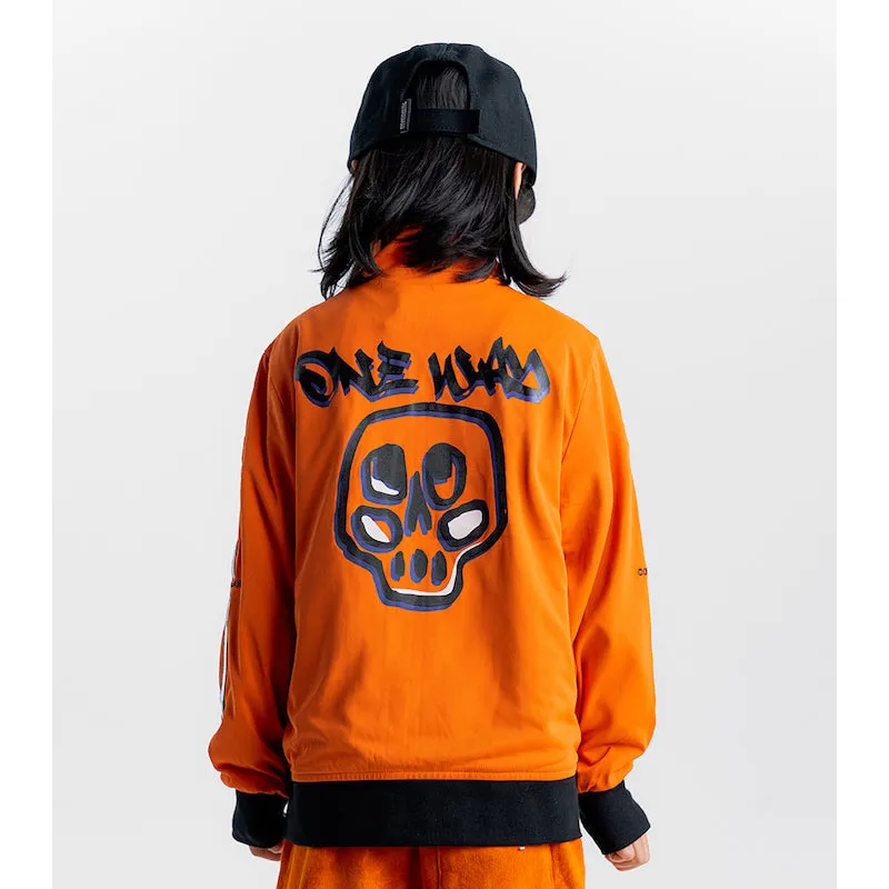 NUNUNU Control Freak Bomber Jacket Orange Sun