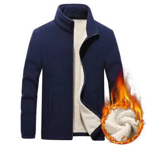 Plus size 7XL,8XL,9XL Winter's Jackets Sweatshirt Solid Casual Male Coats