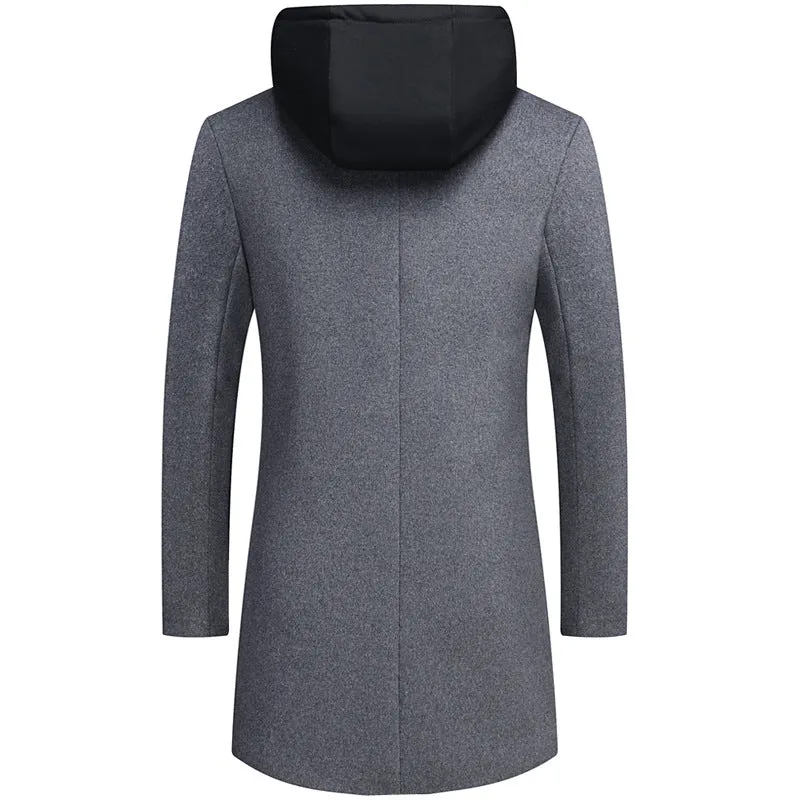 Pologize™ Mid-Length Woolen Coat