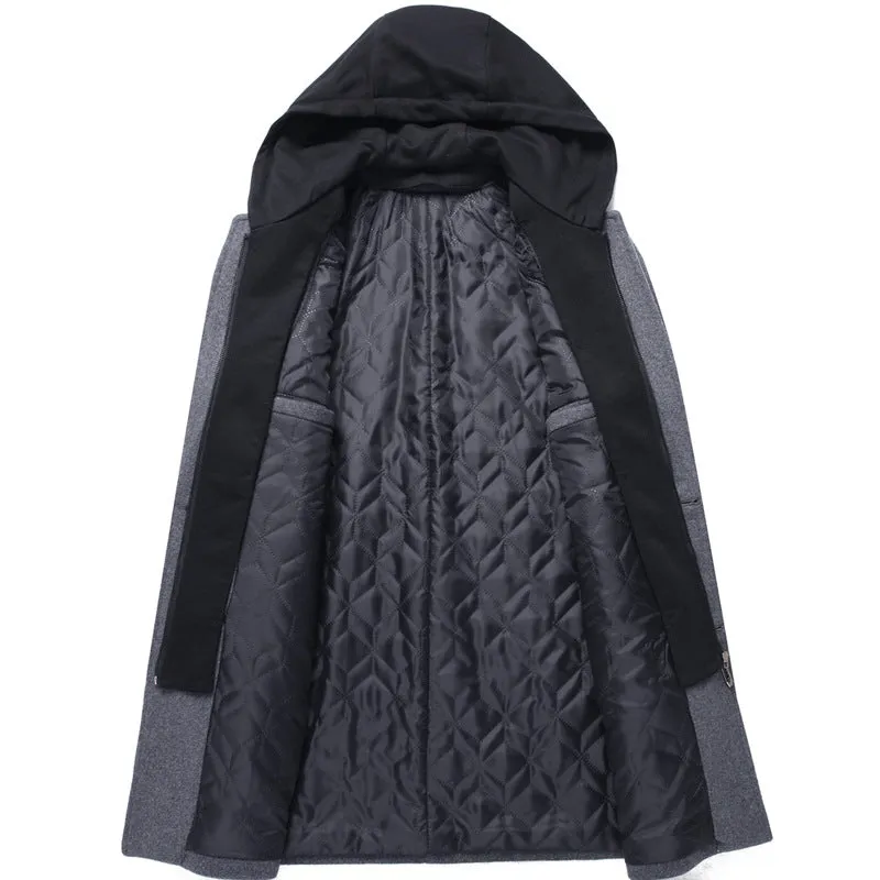 Pologize™ Mid-Length Woolen Coat