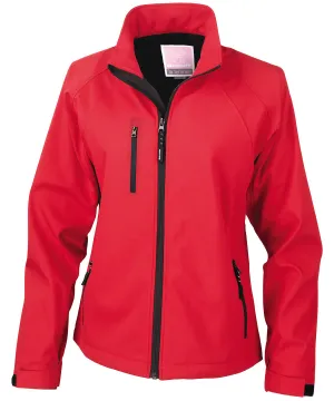 Red - Women's baselayer softshell jacket