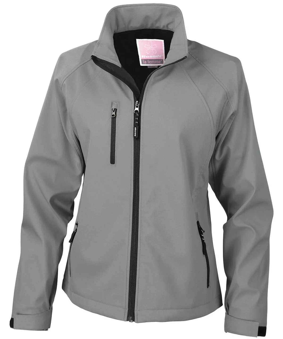 Silver Grey - Women's baselayer softshell jacket