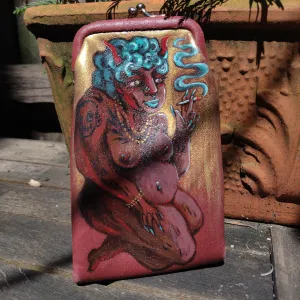 Smoke Break Hand-painted COIN PURSE