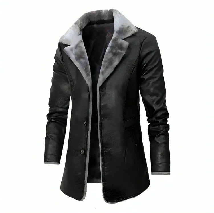 The Machiavelli Faux Leather Winter Jacket - Multiple Colors