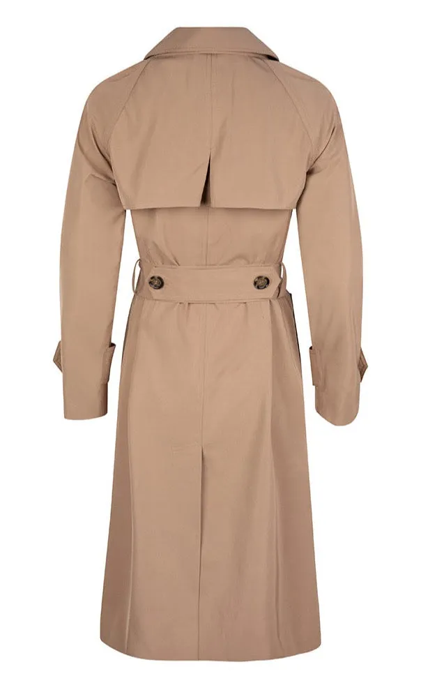 Waterproof Straight Trench - Beige