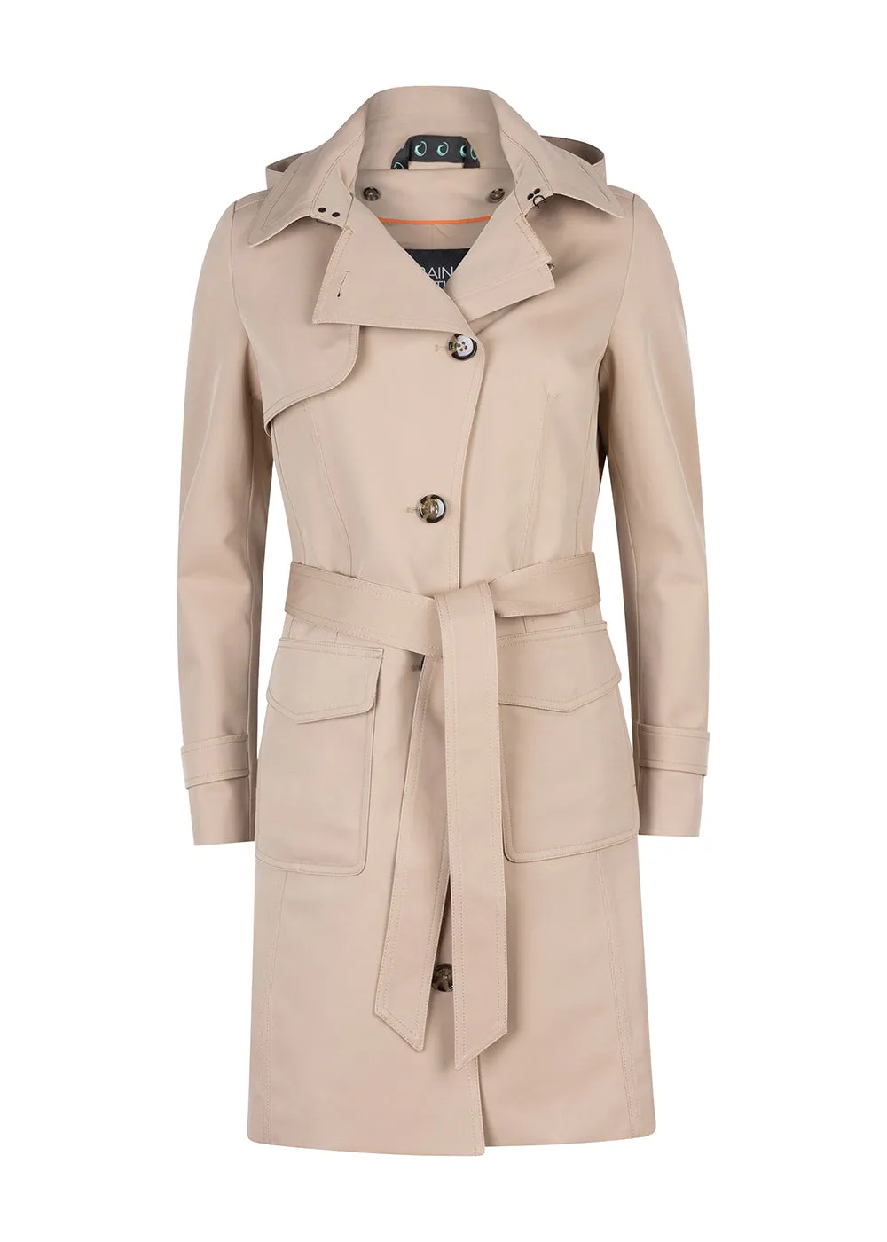 Waterproof Tailored Trenchcoat - Beige